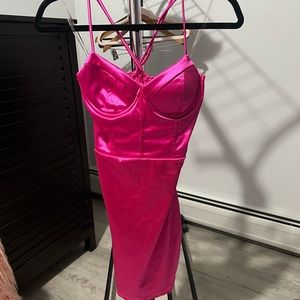 Hot Pink Party Dress